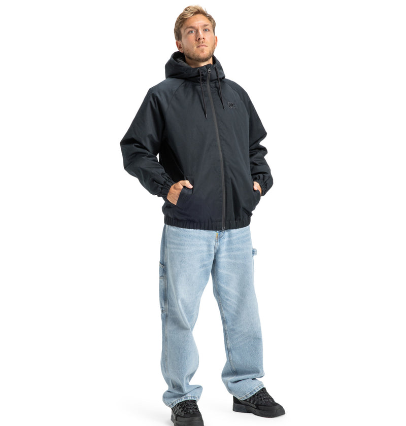 Load image into Gallery viewer, DC Men&#39;s Navigator Padded Hooded Jacket Black EDYJK03268-KVJ0
