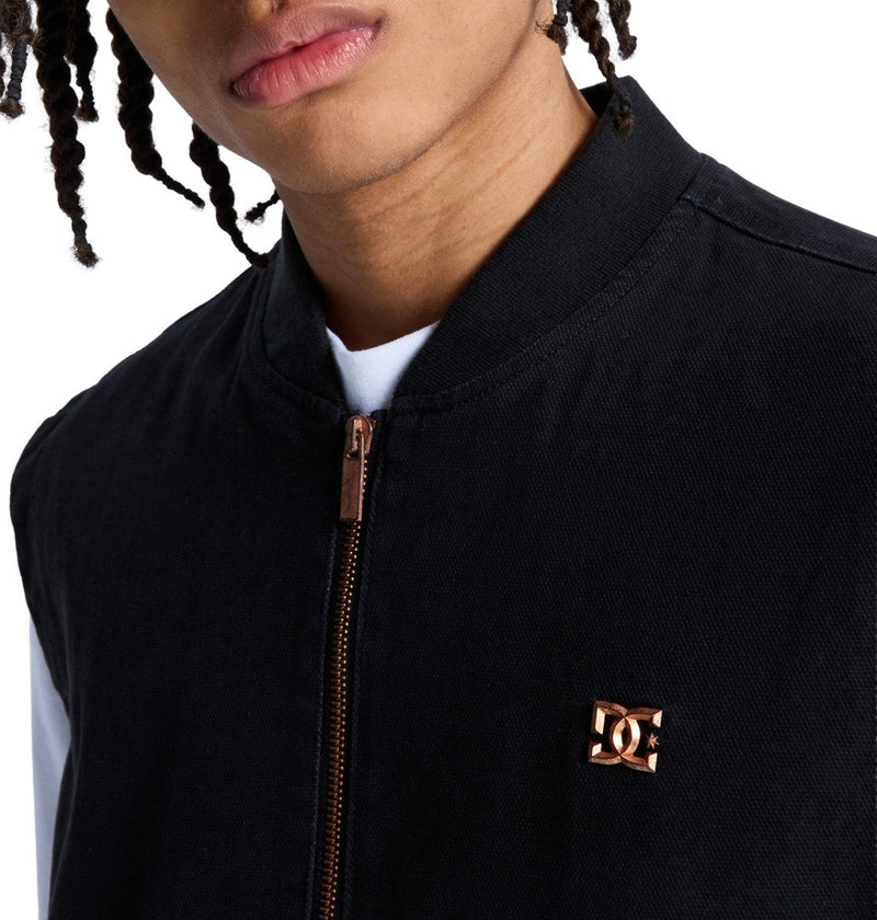 Load image into Gallery viewer, DC Men's Workshop Canvas Jacket Black EDYJK03277-KVJ0
