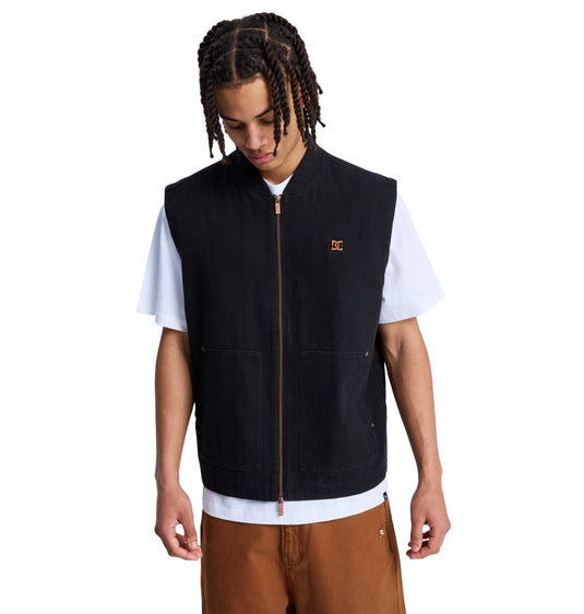 DC Men's Workshop Canvas Jacket Black EDYJK03277-KVJ0