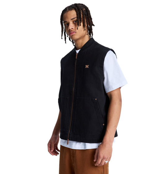 DC Men's Workshop Canvas Jacket Black EDYJK03277-KVJ0