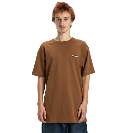 DC Mens' Patch It Short Sleeve Pocket T-Shirt Toffee EDYKT03534-CQF0