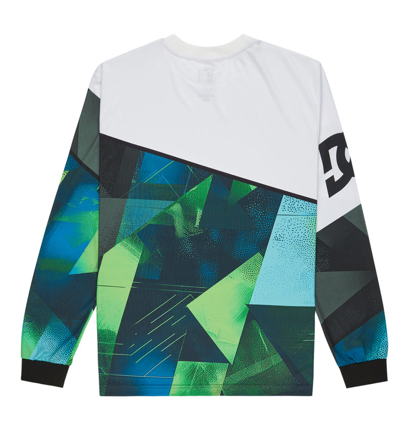 Load image into Gallery viewer, DC Men&#39;s Burn Out Long Sleeve T-Shirt Lime Green EDYKT03535-GJZ0

