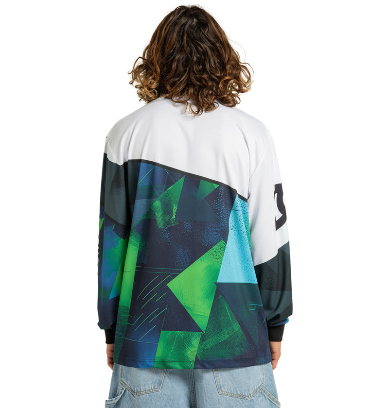 Load image into Gallery viewer, DC Men&#39;s Burn Out Long Sleeve T-Shirt Lime Green EDYKT03535-GJZ0
