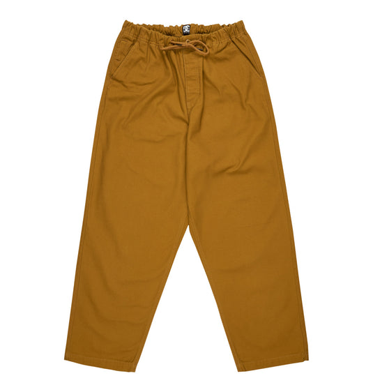 DC Men's Framed Elasticated Waist Pants Golden Brown EDYNP03169-CPD0