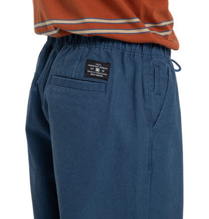Load image into Gallery viewer, DC Men&#39;s Framed Elasticated Waist Pants Dark Denim EDYNP03169-BRQ0
