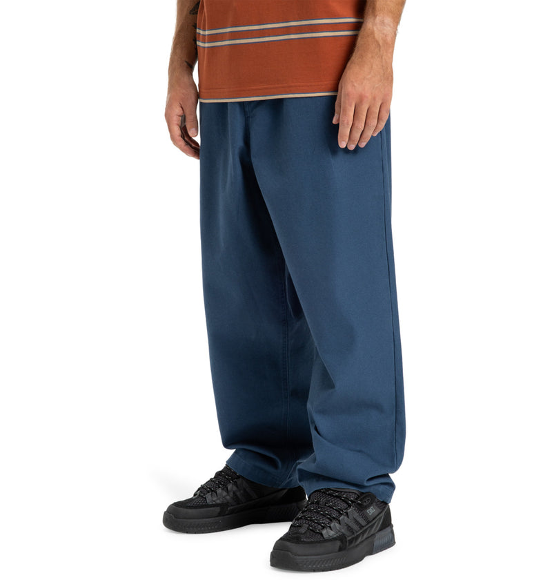 Load image into Gallery viewer, DC Men&#39;s Framed Elasticated Waist Pants Dark Denim EDYNP03169-BRQ0
