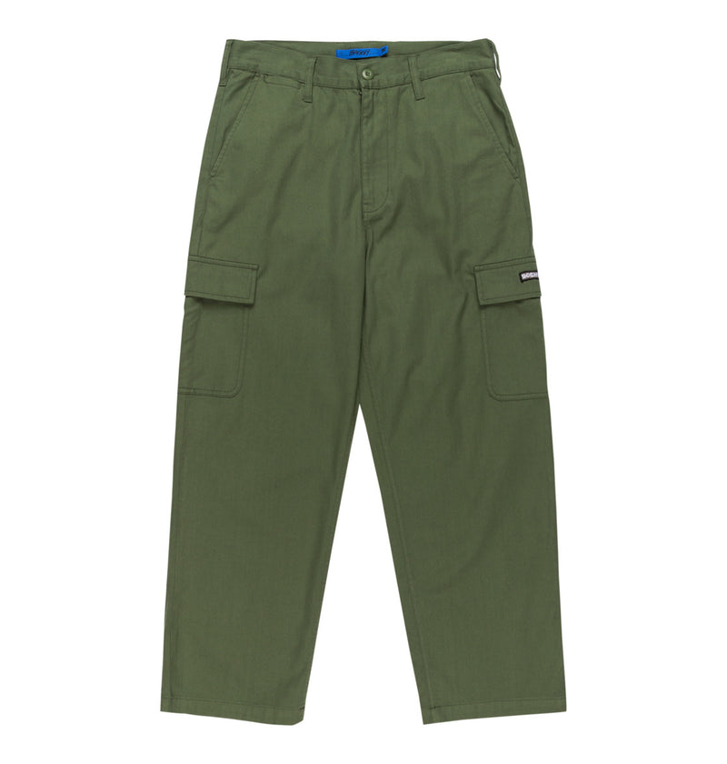 Load image into Gallery viewer, DC Men&#39;s Worker Baggy Cargo Chino Pants Bronze Green EDYNP03170-GQQ0
