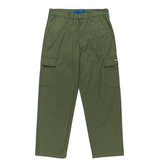 DC Men's Worker Baggy Cargo Chino Pants Bronze Green EDYNP03170-GQQ0