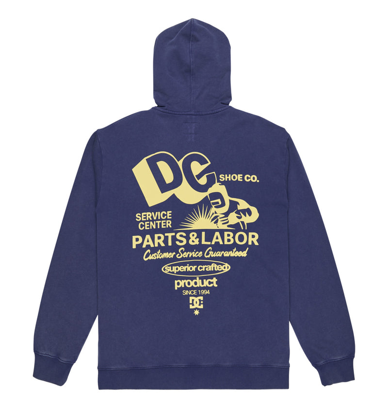 Load image into Gallery viewer, DC Men&#39;s Parts Dep Zip Hoodie Estate Blue EDYSF03257-BSW0
