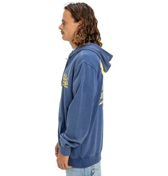 DC Men's Parts Dep Zip Hoodie Estate Blue EDYSF03257-BSW0