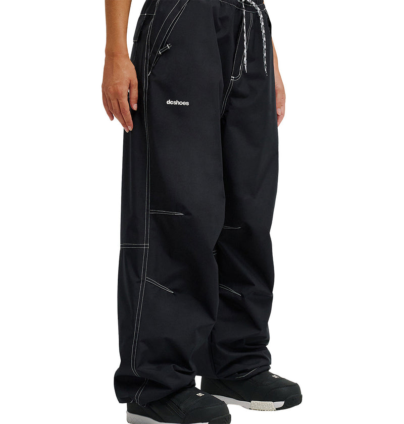 Load image into Gallery viewer, DC Women's Trackstar 10K Snow Pants Black EDYTP03056-KVJ0
