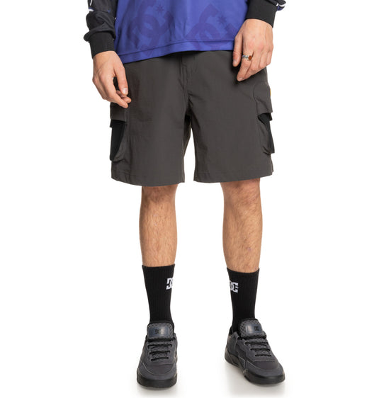 DC Men's Modified Elastic Waist Walkshorts Black EDYWS03157_KVJ0