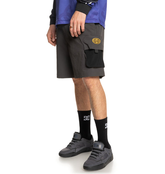 DC Men's Modified Elastic Waist Walkshorts Black EDYWS03157_KVJ0
