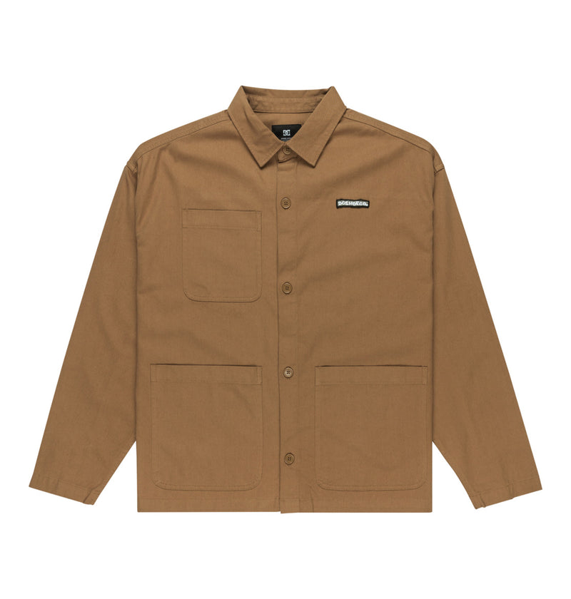 Load image into Gallery viewer, DC Men&#39;s Showcase Overshirt Toffee EDYWT03262-CQF0
