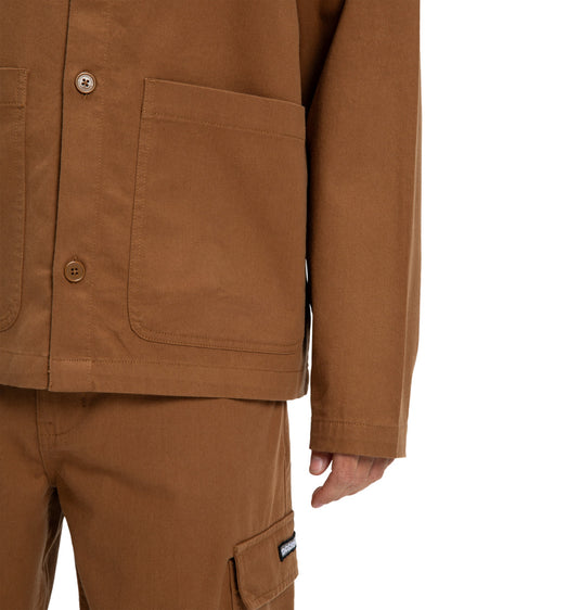 DC Men's Showcase Overshirt Toffee EDYWT03262-CQF0