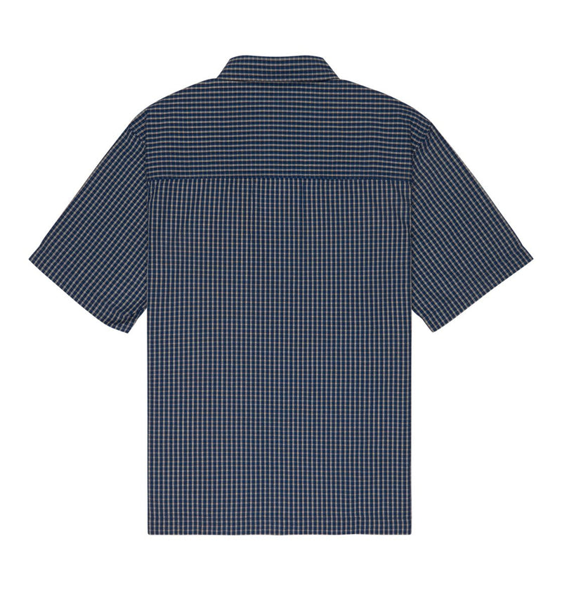 Load image into Gallery viewer, DC Men's Game On Short Sleeve Shirt Estate Blue EDYWT03264-BSW0
