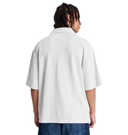 DC Men's Pure Resort Shirt Lily White EDYWT03268-WCQ0