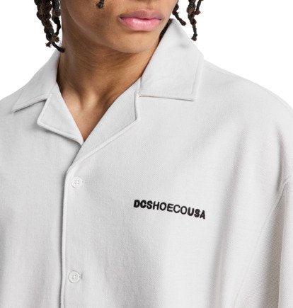DC Men's Pure Resort Shirt Lily White EDYWT03268-WCQ0