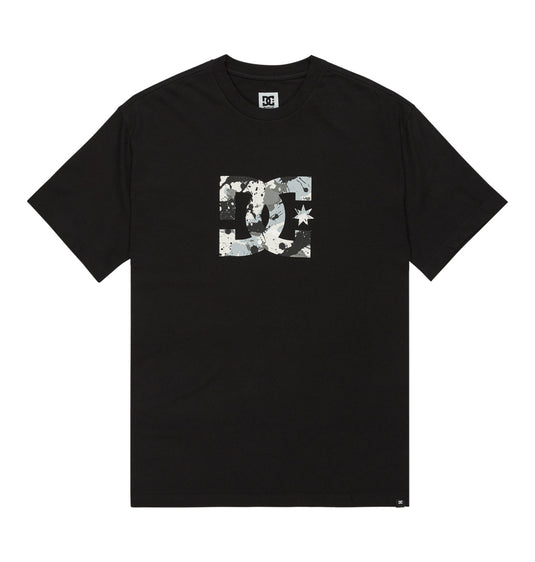 DC Men's Star Filled T-Shirt Black EDYZT04348-KVJ0