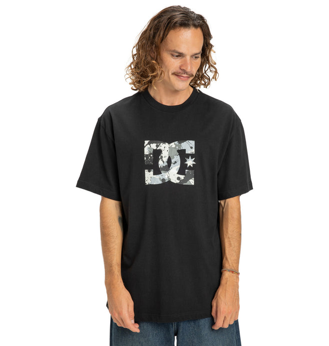 DC Men's Star Filled T-Shirt Black EDYZT04348-KVJ0
