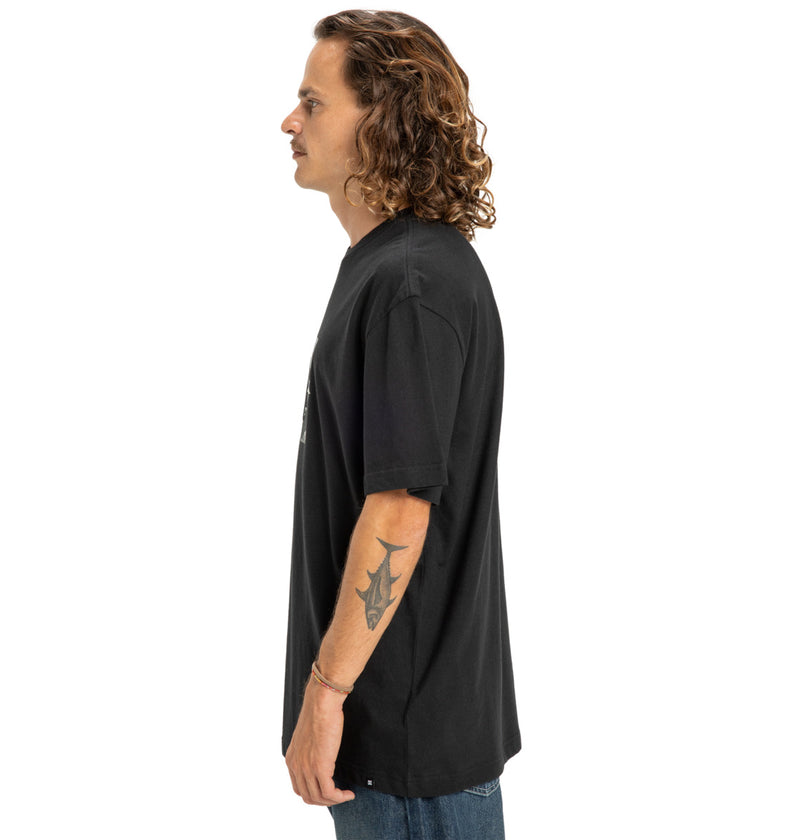 Load image into Gallery viewer, DC Men&#39;s Star Filled T-Shirt Black EDYZT04348-KVJ0
