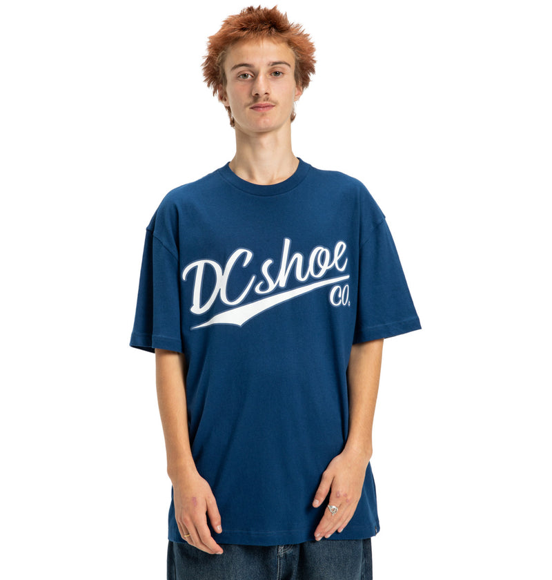 Load image into Gallery viewer, DC Men&#39;s Substitute T-Shirt Estate Blue EDYZT04373-BSW0
