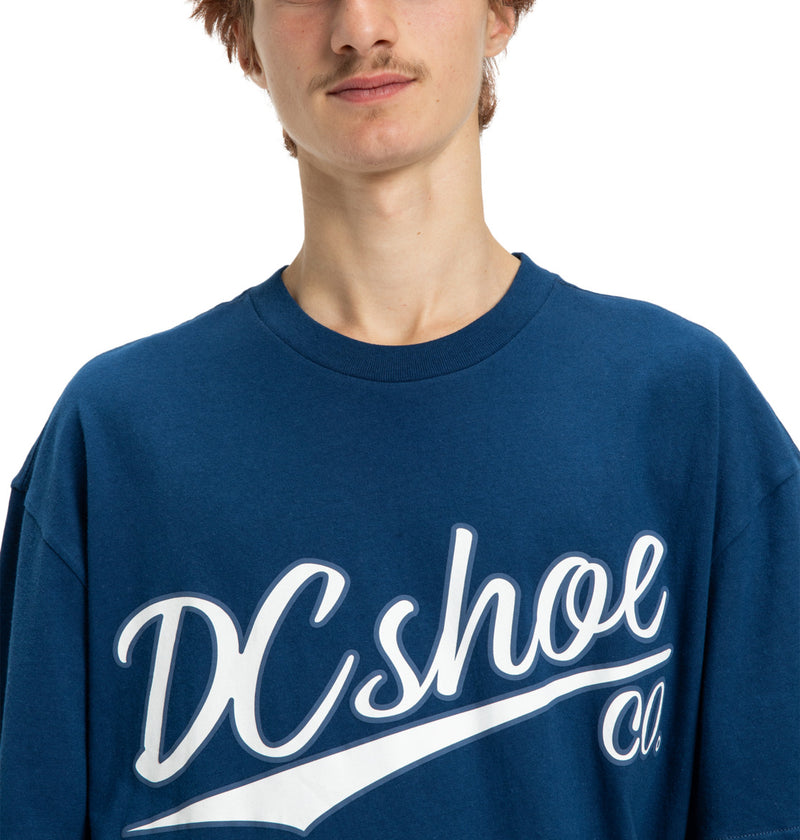 Load image into Gallery viewer, DC Men&#39;s Substitute T-Shirt Estate Blue EDYZT04373-BSW0
