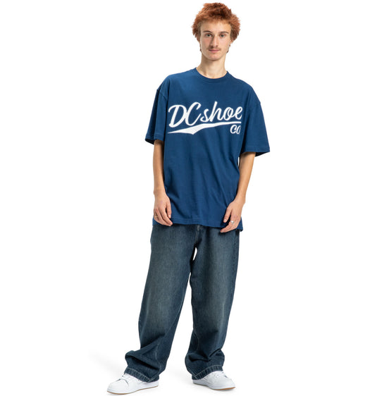 DC Men's Substitute T-Shirt Estate Blue EDYZT04373-BSW0
