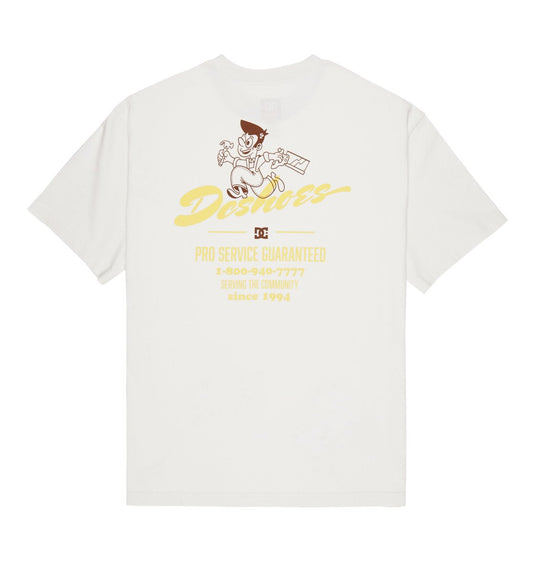 DC Men's Fixing Up Short-Sleeve T-Shirt White EDYZT04398-WCQ0