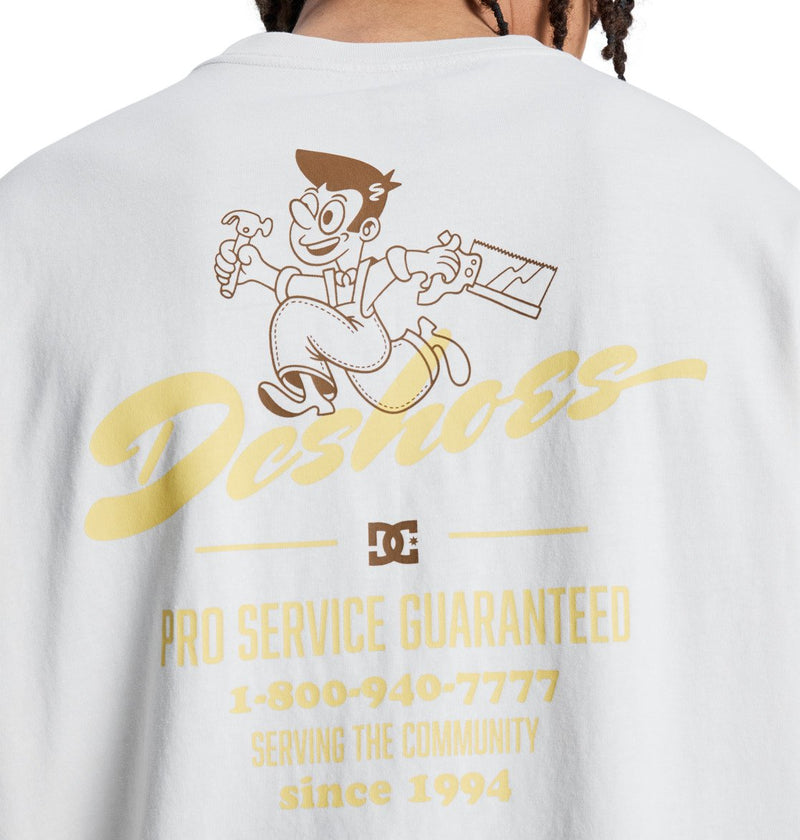 Load image into Gallery viewer, DC Men's Fixing Up Short-Sleeve T-Shirt White EDYZT04398-WCQ0
