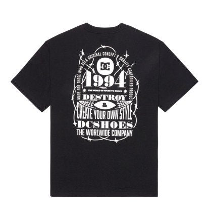 Load image into Gallery viewer, DC Men's Shape Or Destroy T-Shirt Black EDYZT04416-KVJ0
