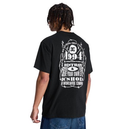 Load image into Gallery viewer, DC Men's Shape Or Destroy T-Shirt Black EDYZT04416-KVJ0
