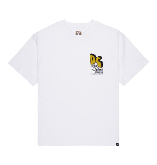 DC Men's Anodized T-Shirt White EDYZT04417-WHT