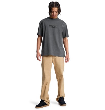 DC Men's Tig Master T-Shirt Dark Shadow EDYZT04418-KRP0