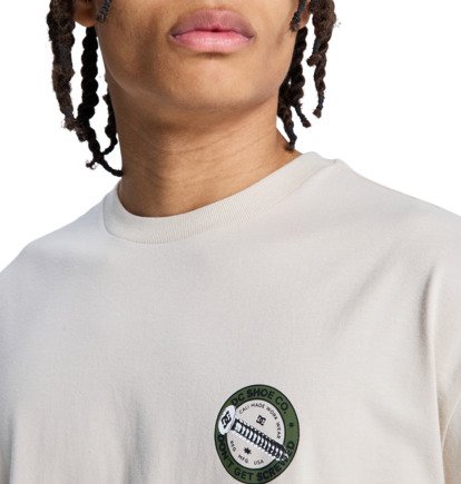 Load image into Gallery viewer, DC Men's Screwed Up T-Shirt Oatmeal EDYZT04421-TFL0

