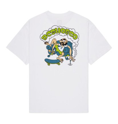 DC Men's Couch Chilling T-Shirt White EDYZT04435-WHT