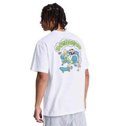 Load image into Gallery viewer, DC Men's Couch Chilling T-Shirt White EDYZT04435-WHT
