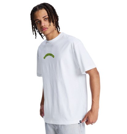 DC Men's Couch Chilling T-Shirt White EDYZT04435-WHT