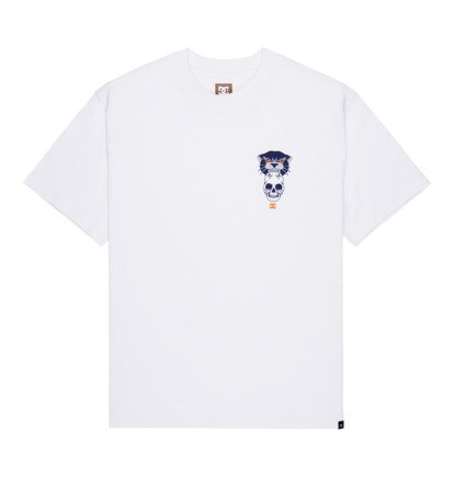 Load image into Gallery viewer, DC Men's Tiger Bite T-Shirt White EDYZT04436-WHT
