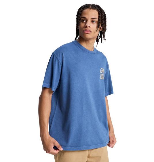 DC Men's Knotted T-Shirt Dark Denim EDYZT04440-BRQ0