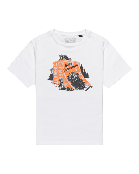 Element Kids' Timber Breaktime Short Sleeves T-Shirt (8-16 years) Optic White ELBZT00244_WBB0