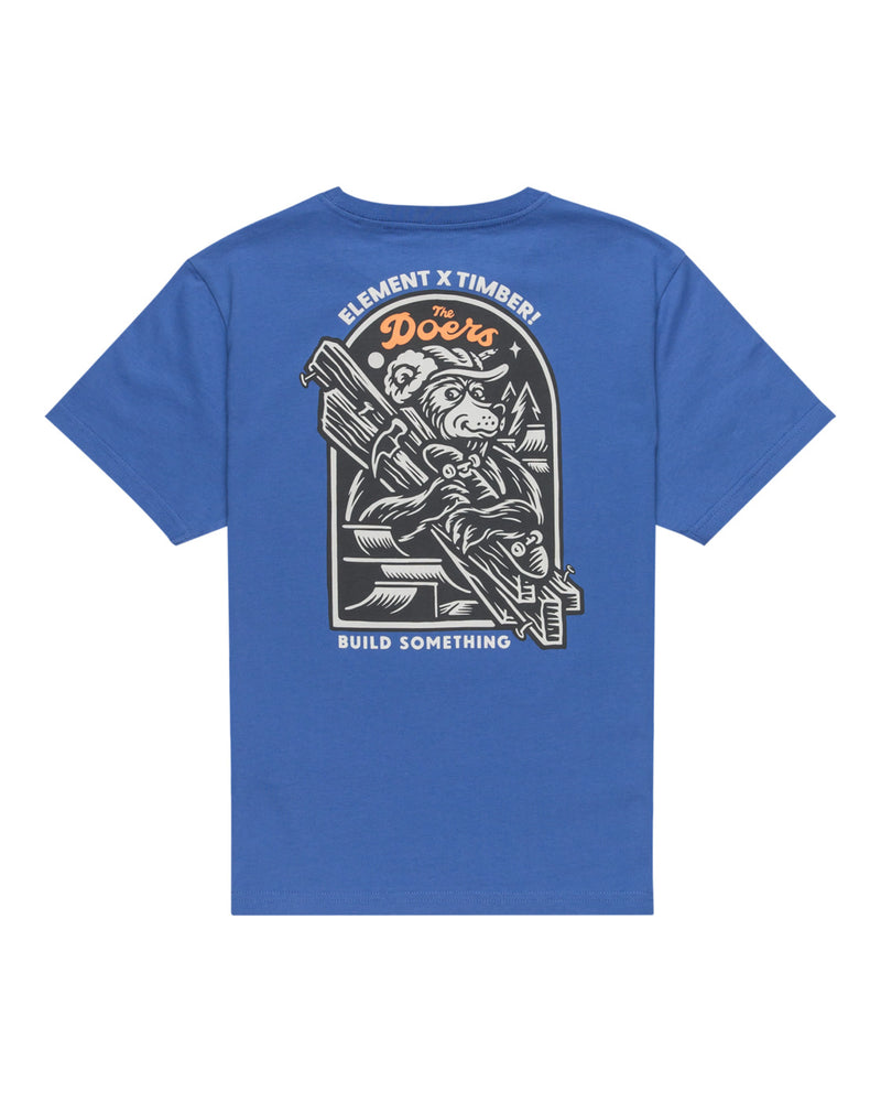 Load image into Gallery viewer, Element Kids&#39; Timber Carry Short Sleeves T-Shirt (8-16 years) Nouvean Navy ELBZT00245_BQP0
