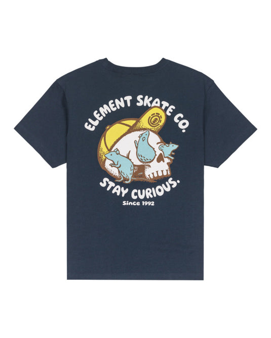 Element Kids Curious Y T-Shirt Eclipse Navy ELBZT00252-ECN