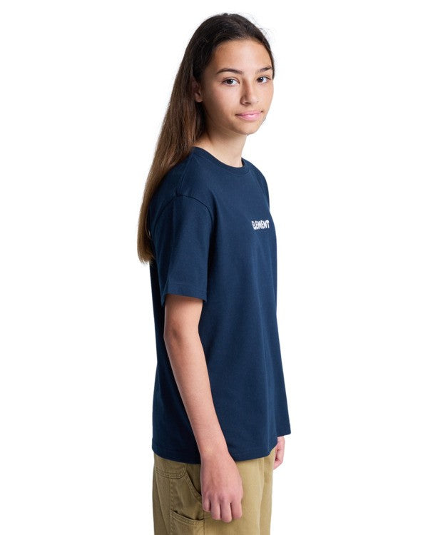 Load image into Gallery viewer, Element Kids Curious Y T-Shirt Eclipse Navy ELBZT00252-ECN
