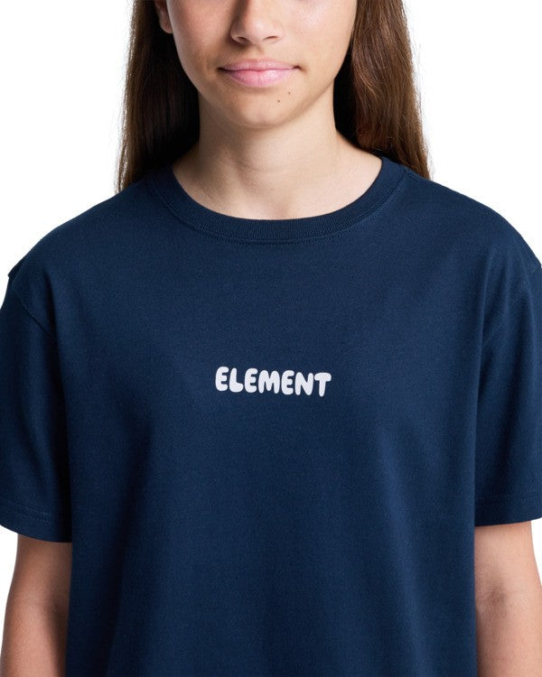 Load image into Gallery viewer, Element Kids Curious Y T-Shirt Eclipse Navy ELBZT00252-ECN
