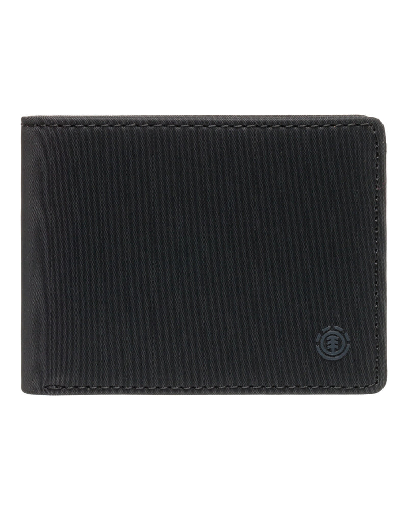 Load image into Gallery viewer, Element Men&#39;s Icon Mini Heavy Duty Small Tri-Fold Wallet Flint Black ELYAA00206-FBK
