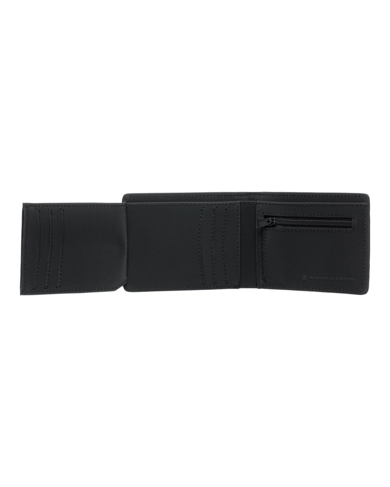 Load image into Gallery viewer, Element Men&#39;s Icon Mini Heavy Duty Small Tri-Fold Wallet Flint Black ELYAA00206-FBK

