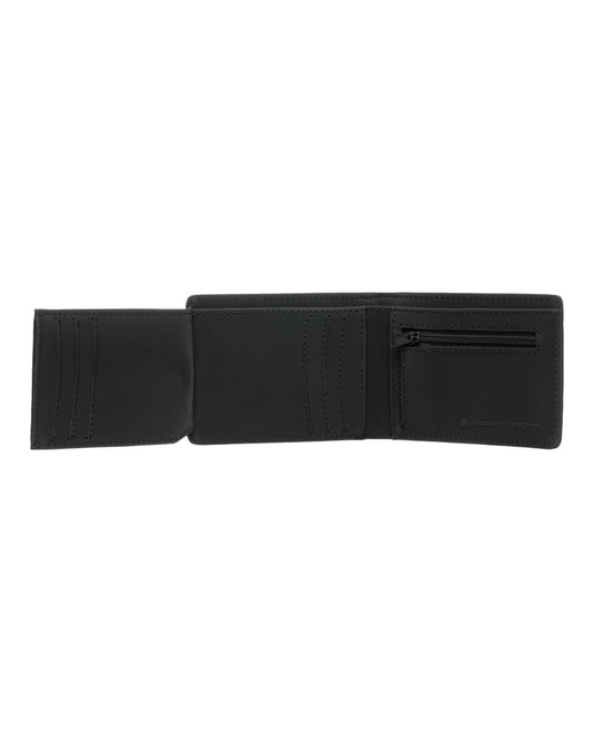 Element Men's Icon Mini Heavy Duty Small Tri-Fold Wallet Flint Black ELYAA00206-FBK