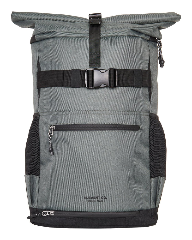 Load image into Gallery viewer, Element Men&#39;s Ground Skate Large Progressive Skate Roll-Top Backpack Ardoise ELYBP00149_KRN0
