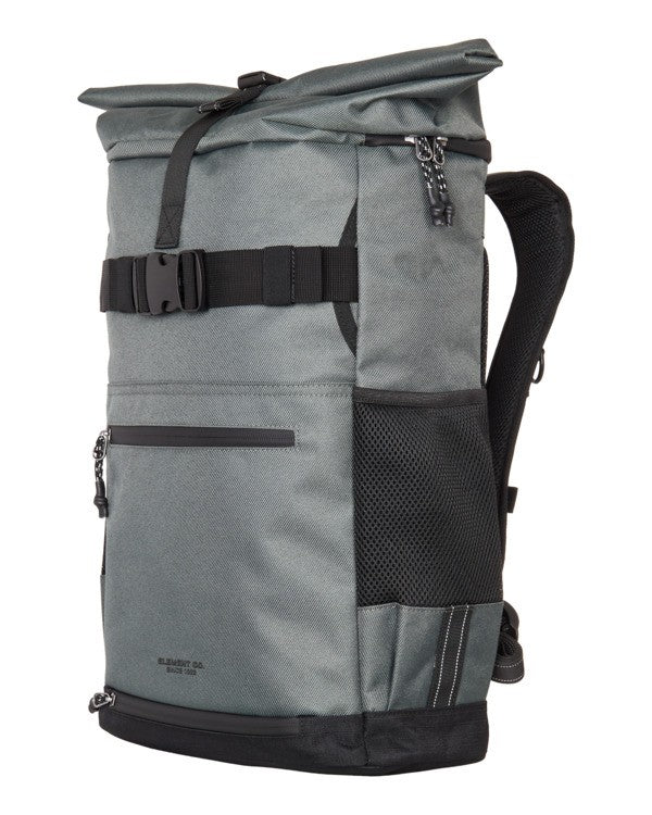Load image into Gallery viewer, Element Men&#39;s Ground Skate Large Progressive Skate Roll-Top Backpack Ardoise ELYBP00149_KRN0
